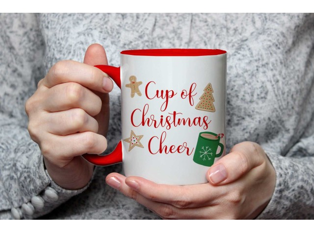Ceramic Christmas Mug Cup Of Christmas Cheer
